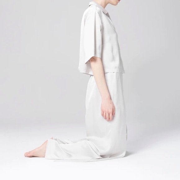 Slate gray brand new unworn pajama and loungewear two piece set - Picture 5 of 5